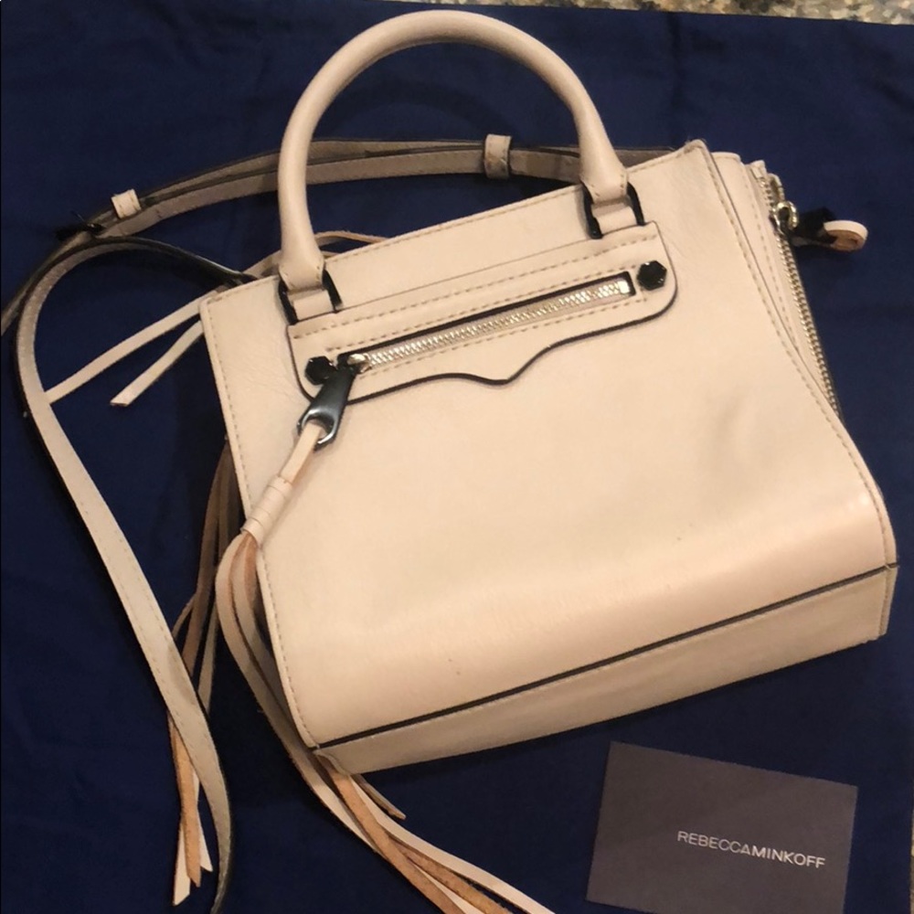 Rebecca Minkoff Small Crossbody Bag in Putty